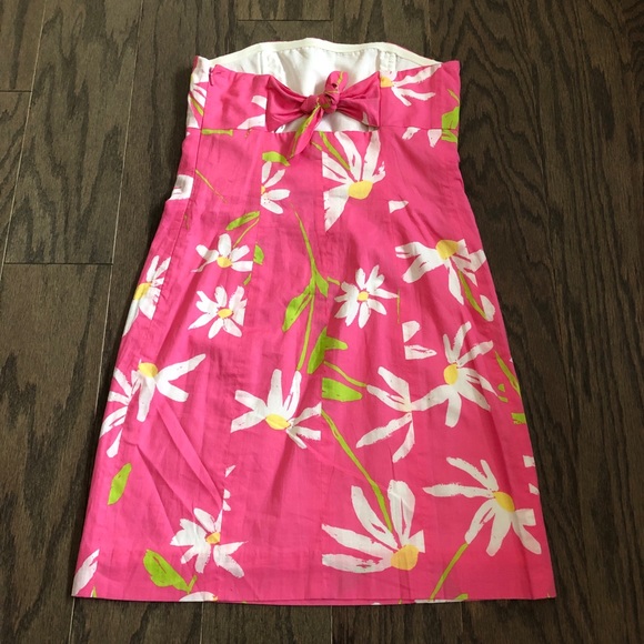 Lilly Pulitzer Franco Dress Hotty Pink Twirlers - Picture 5 of 6